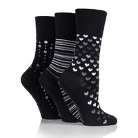 3 Pairs Ladies Bamboo Socks - Mono