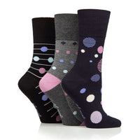 3 Pairs Ladies Bamboo Socks - Orb Horizon