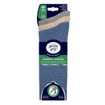 Load image into Gallery viewer, 3 Pairs Ladies Bamboo Leisure Socks - Denim Mix
