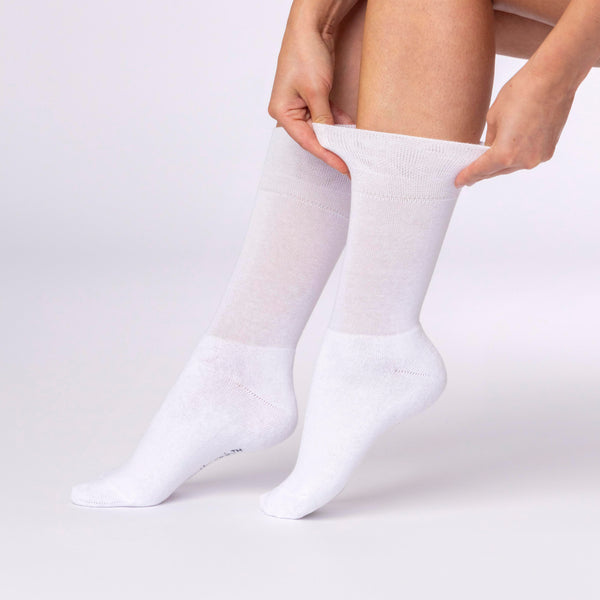 3 Pairs Ladies Sports Socks - White