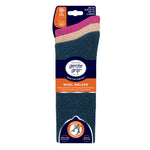 Load image into Gallery viewer, 3 Pairs Ladies Gentle Grip Wool Walker Socks - Colour Mix
