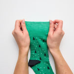 Load image into Gallery viewer, 3 Pairs Men's Fun Feet Christmas Socks - Holly Mix
