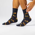 Charger l'image dans la galerie, Lot de 3 paires de chaussettes amusantes en coton pour homme - Born Free
