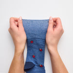 Load image into Gallery viewer, 3 Pairs Men's Fun Feet Cotton Socks - Bugs
