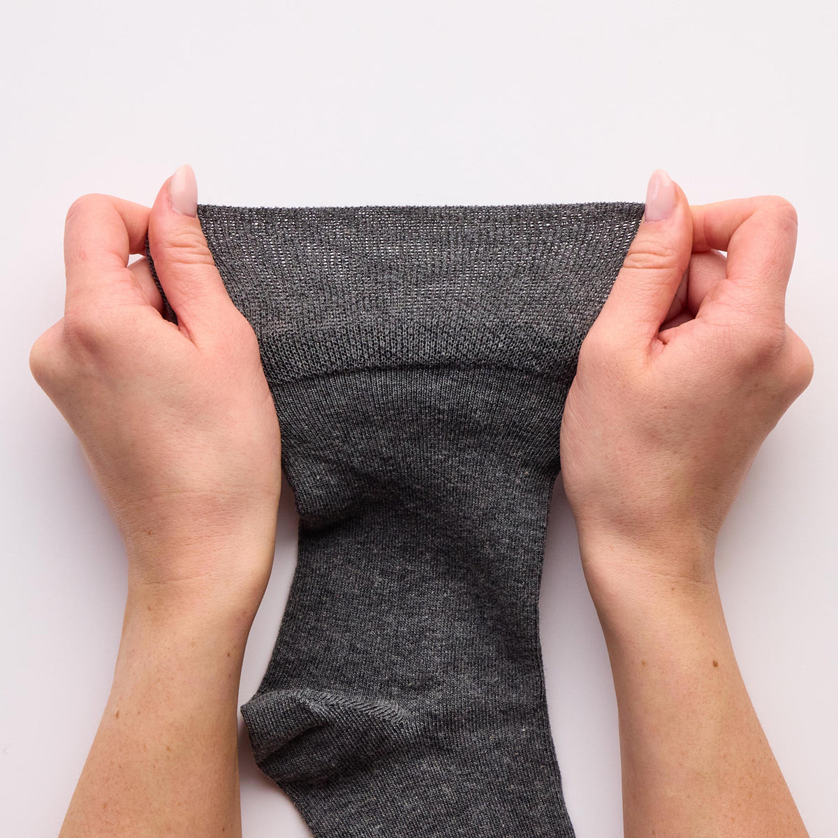 3 Pairs Men's Plain Cotton Socks - Charcoal