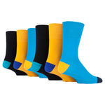 Load image into Gallery viewer, 6 Pairs Men&#39;s Colourburst Cotton Socks - Modern Hue
