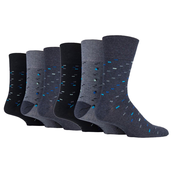 6 Pairs Men's Cotton Socks - Electric Utopia