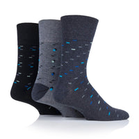 3 Pairs Men's Cotton Socks - Electric Utopia