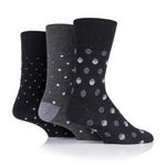 Load image into Gallery viewer, 3 Pairs Men's Cotton Socks - Polka Pop

