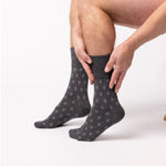 Load image into Gallery viewer, 3 Pairs Men's Twilight Cotton Socks - Black/Navy/Charcoal
