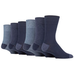 Load image into Gallery viewer, 6 Pairs Men&#39;s Apex Cotton Socks - Navy
