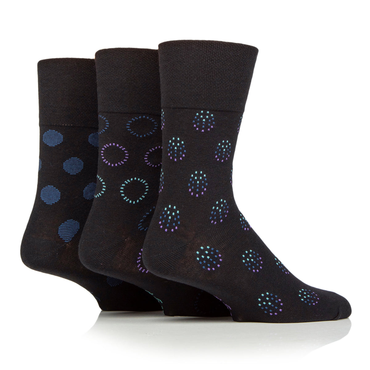 3 Pairs Men's Cotton Socks - Spherical Realm