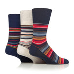 Load image into Gallery viewer, 3 Pairs Men's Cotton Socks - Cabana
