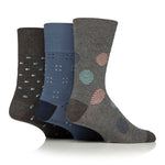 Load image into Gallery viewer, 3 Pairs Men's Cotton Socks - Cosmic Neutral

