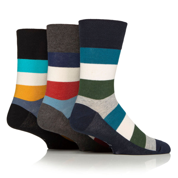 3 Pairs Men's Cotton Socks - Open Air