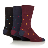 3 Pairs Men's Cotton Socks - Syndicate