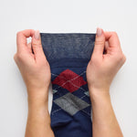 Load image into Gallery viewer, 3 Pairs Men's Cotton Socks - Modernised Argyle
