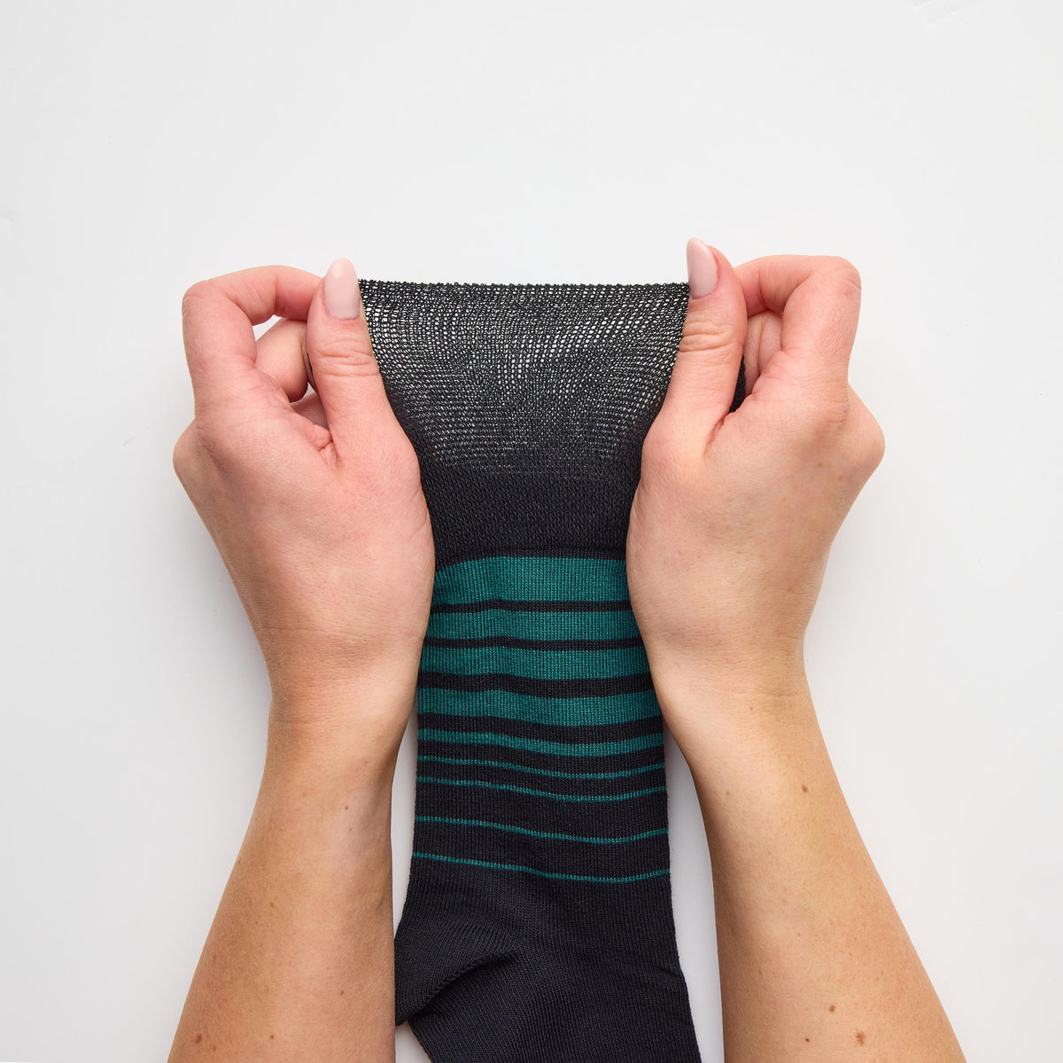 3 Pairs Men's Cotton Socks - Gradient Stripe