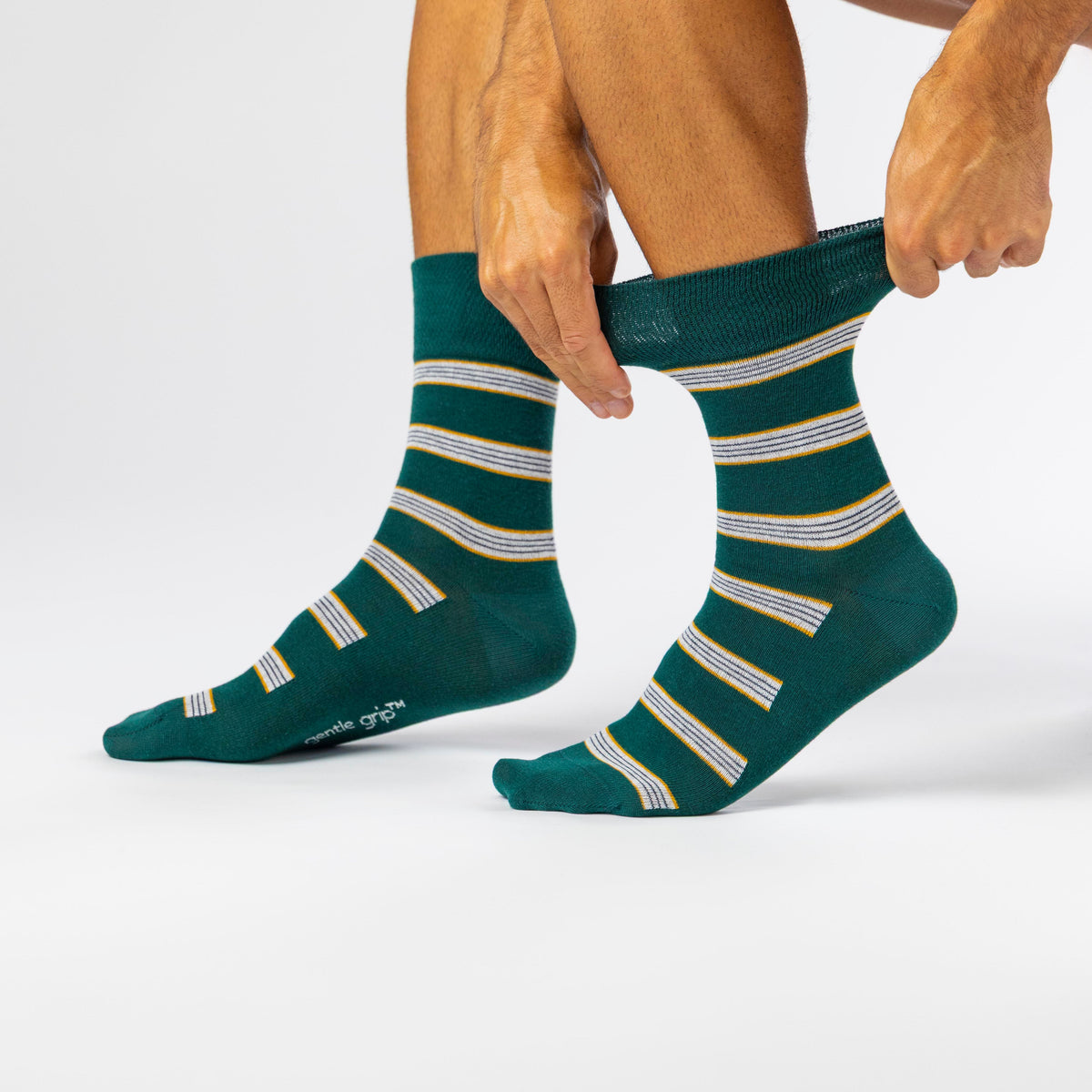 3 Pairs Men's Cotton Socks - Bohemian Stripe