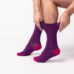 Load image into Gallery viewer, 3 Pairs Men's Colourburst Cotton Socks - Fiery
