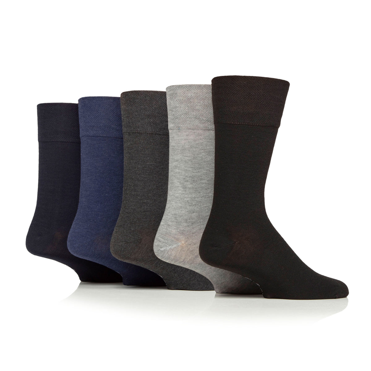 5 Pairs Mens Dry Comfort Socks - Core Mix