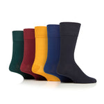 Load image into Gallery viewer, 5 Pairs Mens Dry Comfort Socks - Debonair
