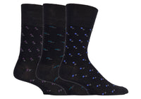 3 Pairs Men's Cotton Socks - Suit Black