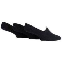 3 Pairs Men's Invisible Socks - Black