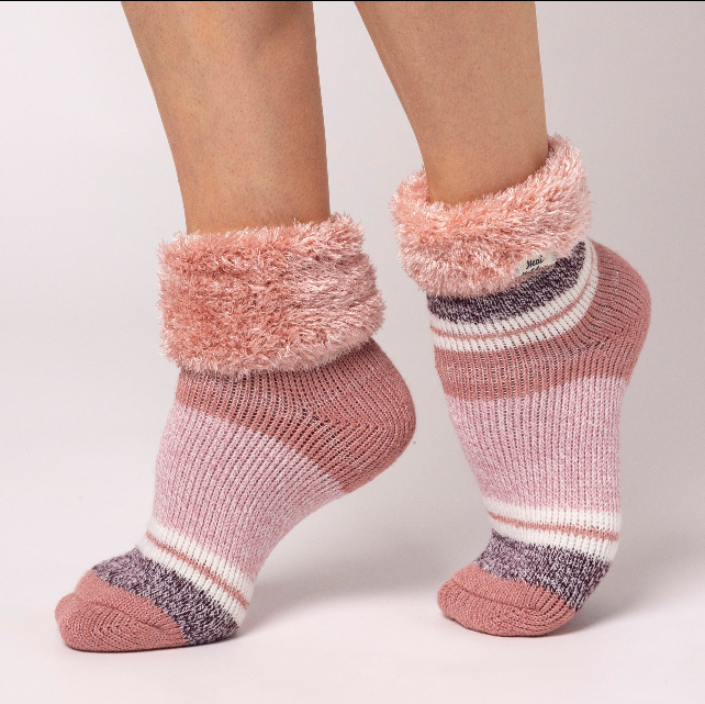 1 Paar Damen Thermosocken - Schwarz