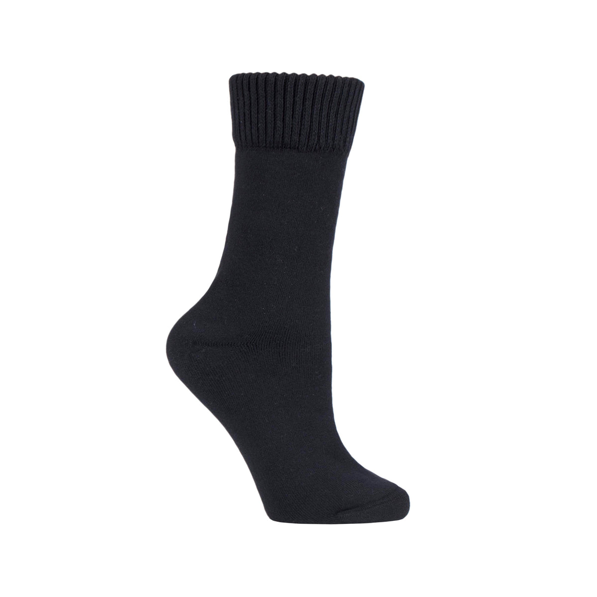 1 Paar extra breite Thermo-Ödemsocken – Schwarz