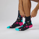Load and play video in Gallery viewer, 3 Pairs Men's Colourburst Cotton Socks - Vibrant
