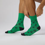 Load and play video in Gallery viewer, 3 Pairs Men's Fun Feet Christmas Socks - Festive Icons
