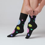 Load and play video in Gallery viewer, 6 Pairs Ladies Colourburst Cotton Socks - Pastel Shower
