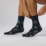 Load and play video in Gallery viewer, 3 Pairs Men's Fun Feet Cotton Socks - Deep Sea
