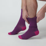 Load and play video in Gallery viewer, 3 Pairs Men's Colourburst Cotton Socks - Fiery
