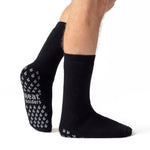 Load image into Gallery viewer, 1 Pair Men&#39;s Raynaud&#39;s Thermal Slipper Socks - Black
