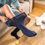 Load image into Gallery viewer, 1 Pair Extra Wide Oedema Socks - Grey
