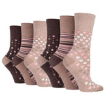 Load image into Gallery viewer, 6 Pairs Ladies Bamboo Socks - Neutral
